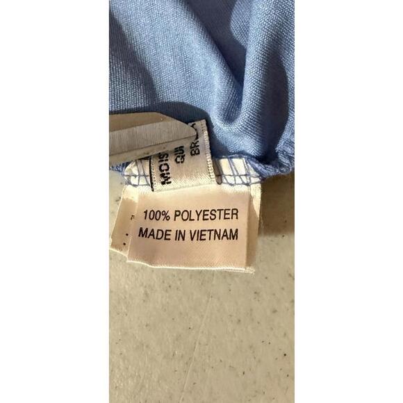 Playboy Golf Long Sleeve Polo Shirt Mens Size 2XL Blue Elastic On Sleeves & Hem - Picture 7 of 10